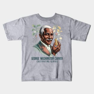 George Washington Carver Cultivating Genius Kids T-Shirt